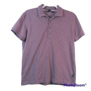 Hugo Boss Purple Pima Cotton Preppy Polo Size Small